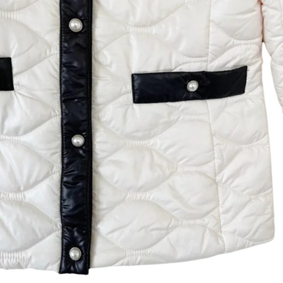 Kate Spade New York Framed Quilted with Pearl Snaps Jacket - Picture 7 of 13